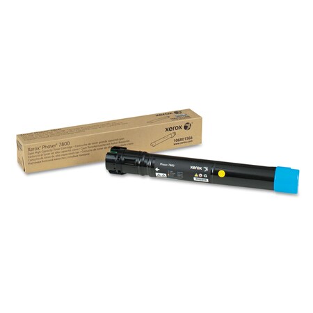 Xerox Toner Cartridge, 17200 Page, Cyan 106R01566